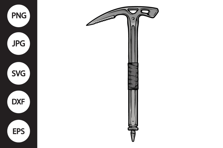 Ice Axe SVG example image 1