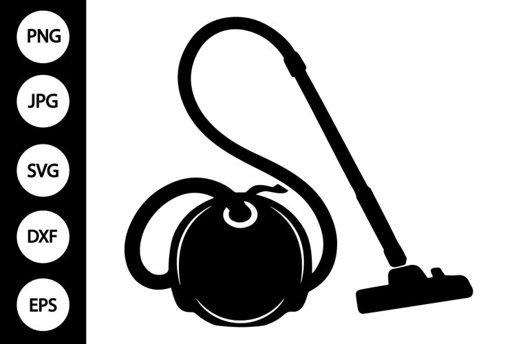 Silhouette Vacuum Cleaner SVG