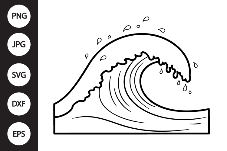 Ocean Wave Clipart Image 3
