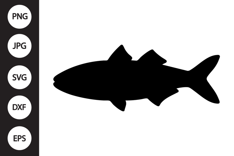 Mullet Fish SVG