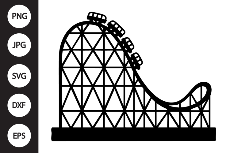 Roller Coaster Clipart Image 4