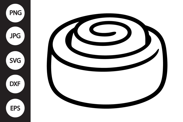 Cinnamon Roll Clipart Image 4
