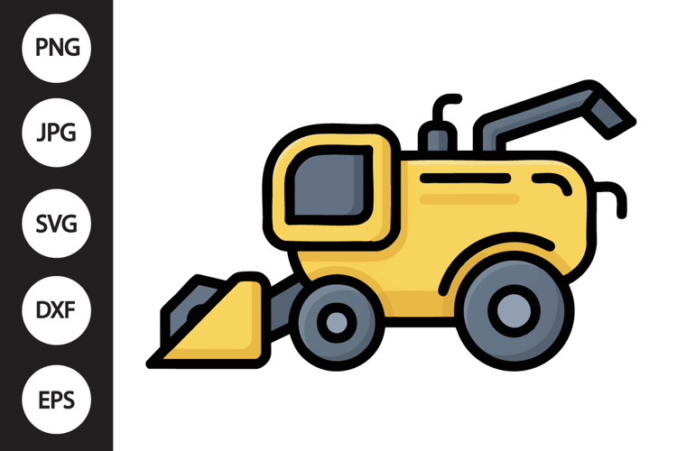 Combine Harvester SVG