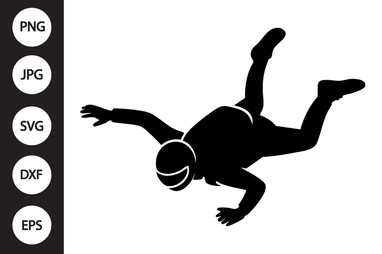 Skydiving Silhouette Image 3