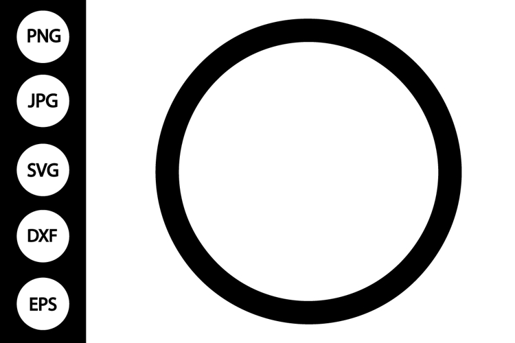 Circle Frame SVGs Image 4