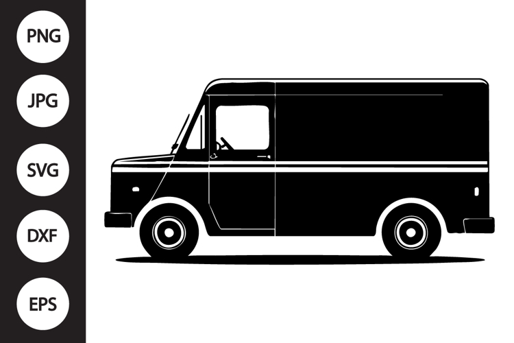 Truck Silhouette Image 7
