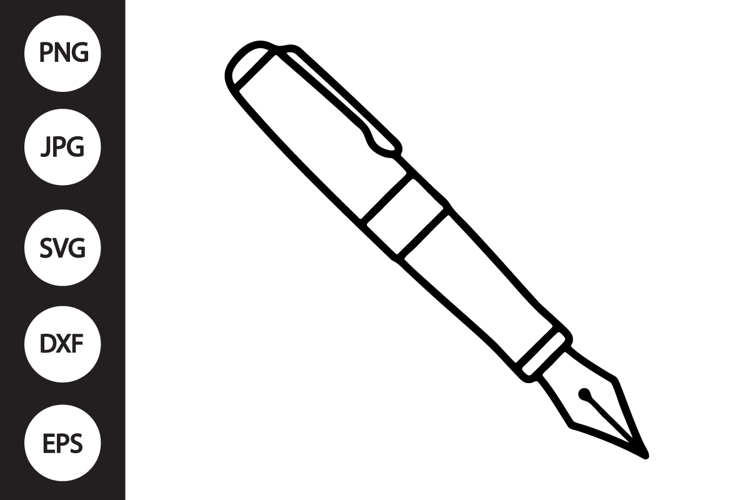 Pen Silhouette Image 5