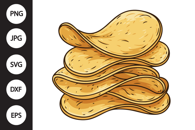 Potato Chips SVG