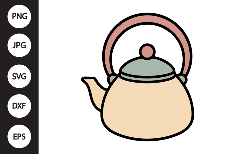 Tea Kettle SVG