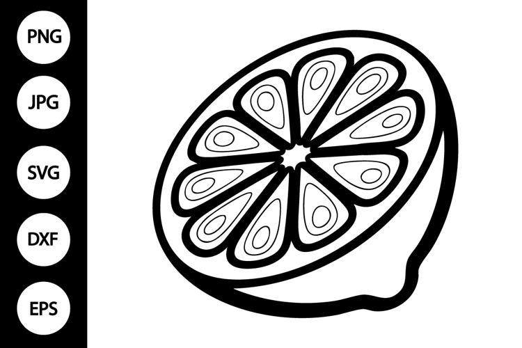Lemon Slice Svg Image 7