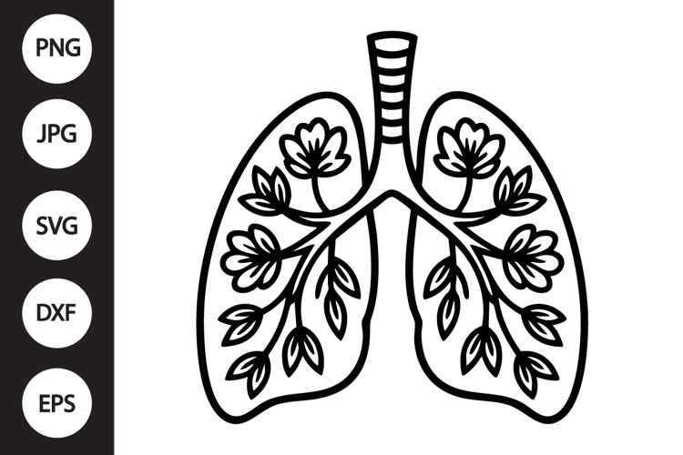 Lungs Clipart Image 8