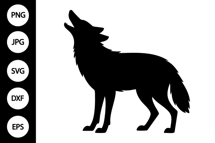 Coyote Silhouette SVG