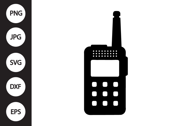 Handheld Radio SVG