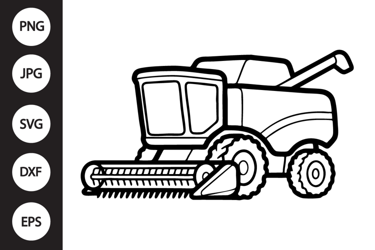 Combine Harvester SVG