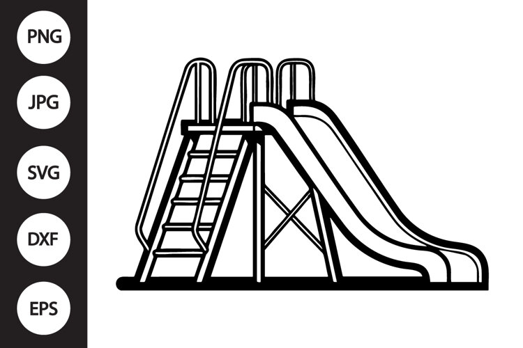 Playground Slide SVG example image 1