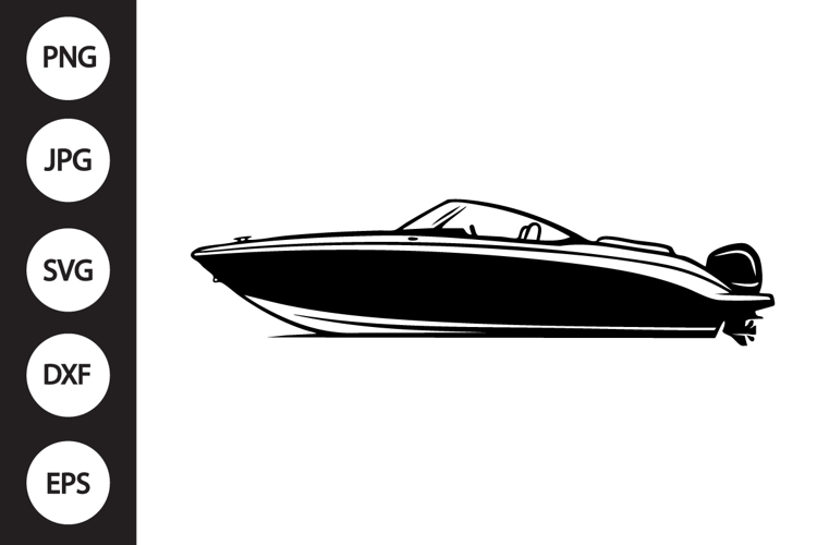 Speedboat SVG example image 1