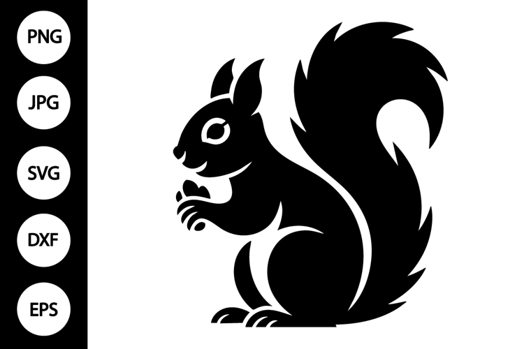 Squirrel Silhouette Image 3