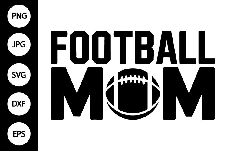  Silhouette Football Mom SVGs Image 2