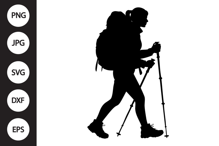 Hiker SVG example image 1
