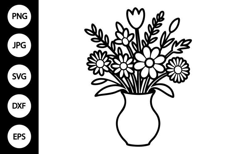 Vase Silhouette Image 3