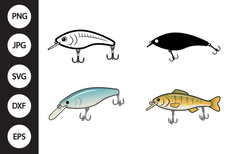 Fishing Lure SVG, Fishing Lure Clipart