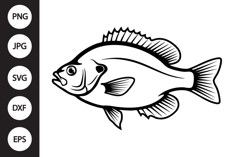 Bluegill Panfish SVG