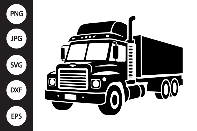 Silhouette truck svgs Image 4