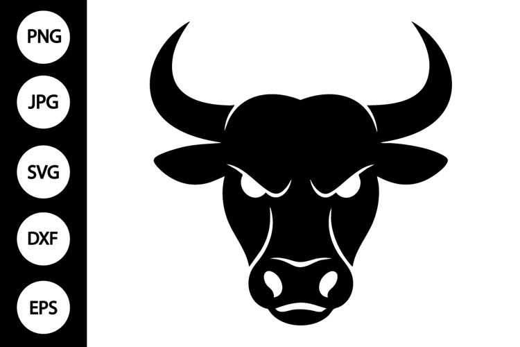 Bull Head Silhouette