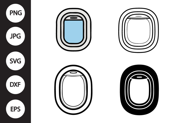Airplane Outline SVGs Image 2