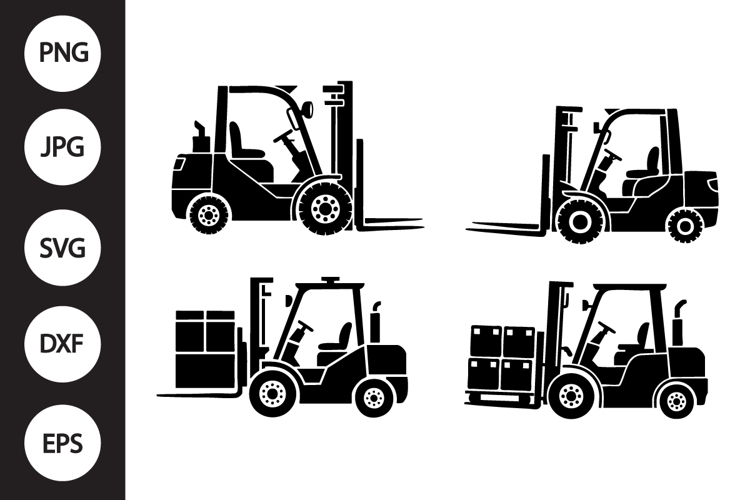 Forklift Clipart