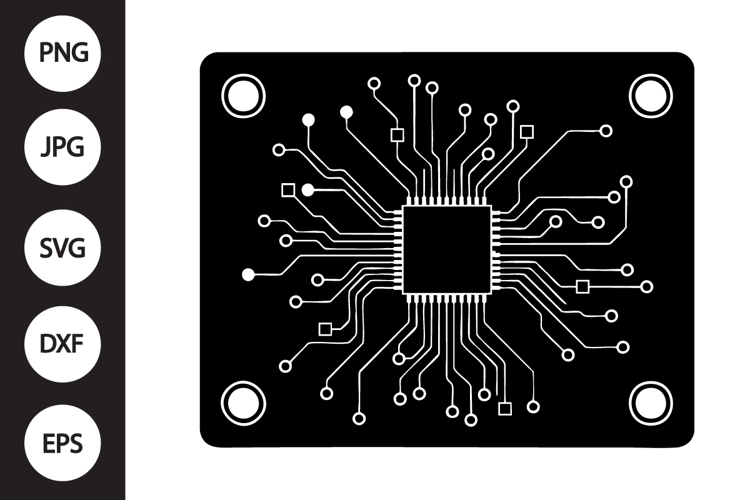 Circuit Board SVG