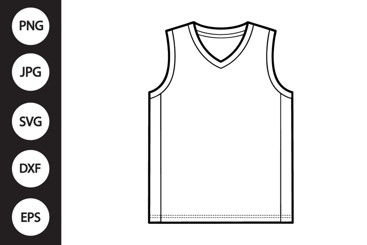 Basketball Jersey SVGs Image 3