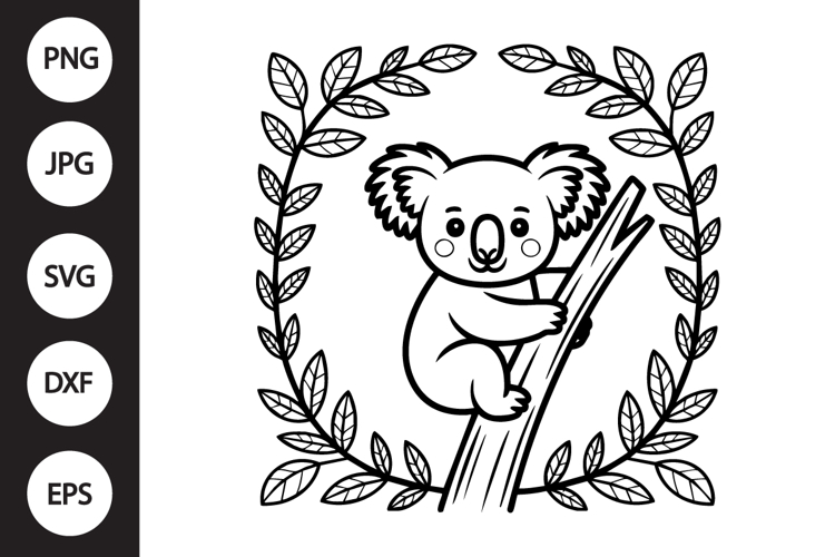 Koala Svg Image 22