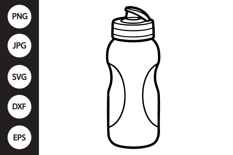 Sports Bottle SVG example image 1