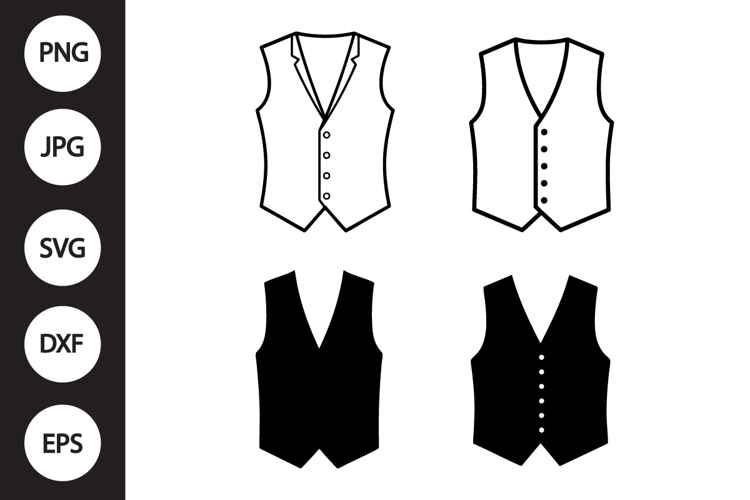 Waistcoat SVG, Waistcoat Clipart