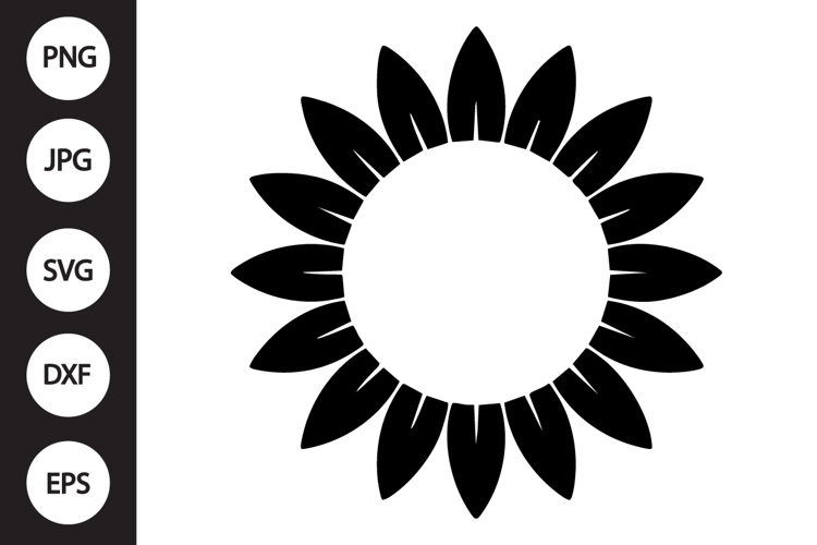 Sunflower Monogram SVGs Image 5