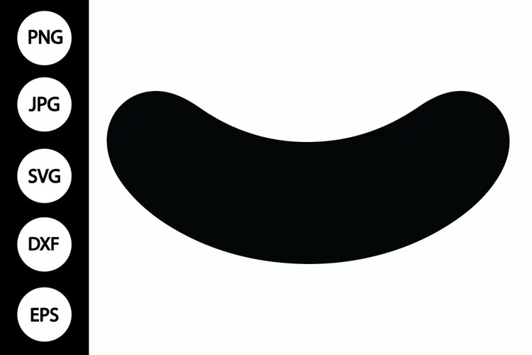 Silhouette Sausage SVG