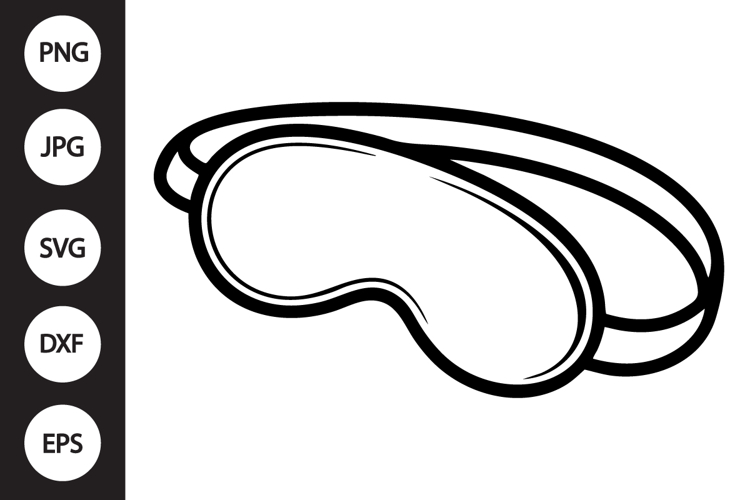Sleeping Mask SVG