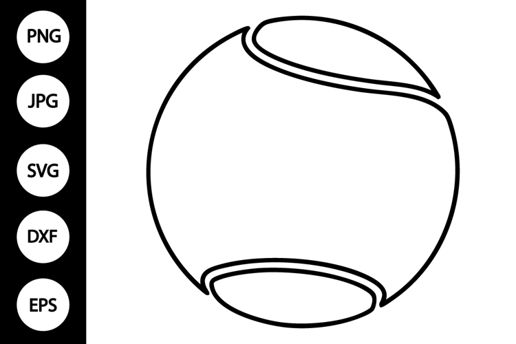 Tennis Ball Svg Image 6