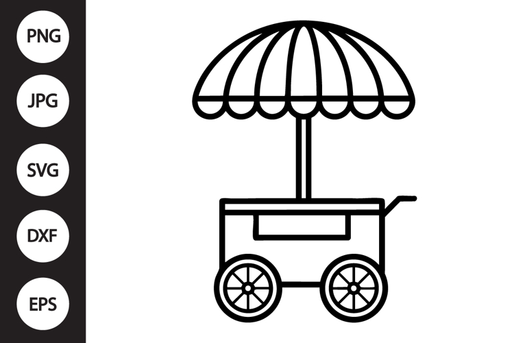 Ice Cream Cart SVG