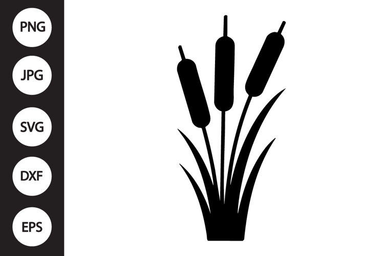 Cattail SVG example image 1
