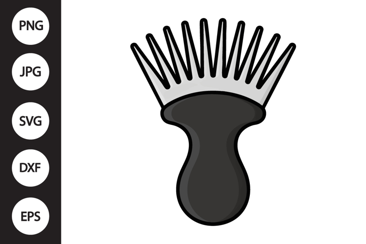 Afro Comb SVG
