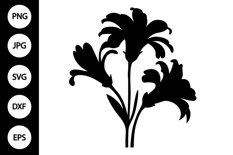 Flower Silhouette Image 3