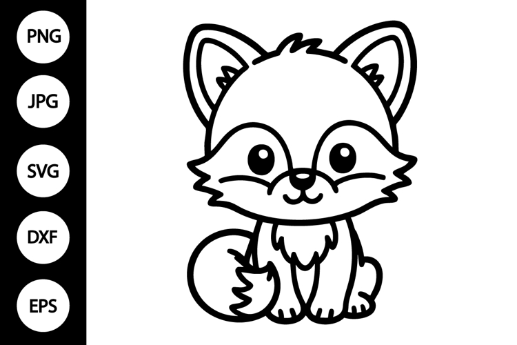 Fox Outline Image 2