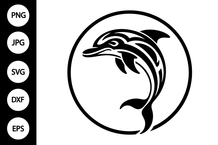 Dolphin Silhouette Image 6