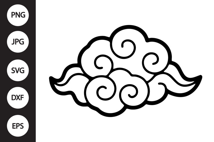 Eastern Chinese Cloud SVG example image 1