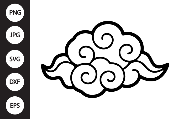 Eastern Chinese Cloud SVG