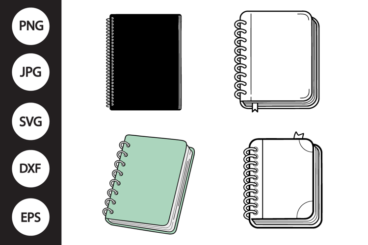 Notebook SVG, Notebook Clipart