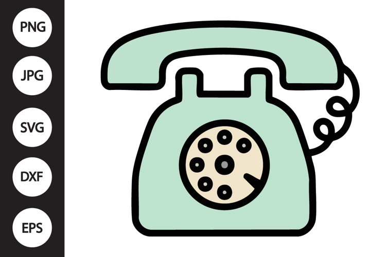 Retro Phone SVG