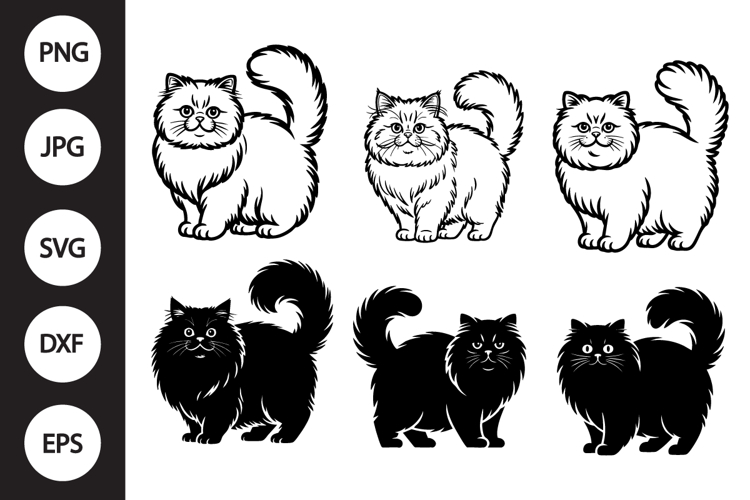 Cat Outline Image 11